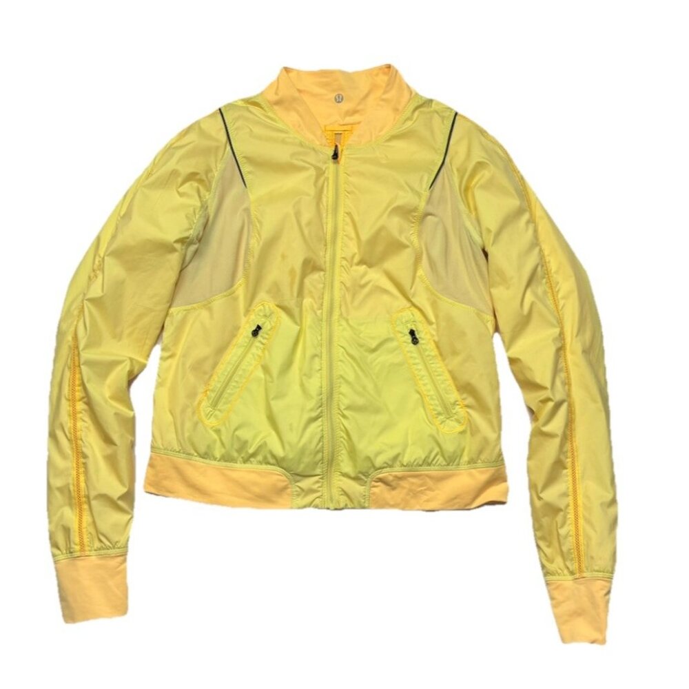 *Lululemon Athletica Jacket Womens Windbreaker Lightweight Full Zip Coat Size?